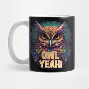 Owl Yeah! Rainbow Owl Mug